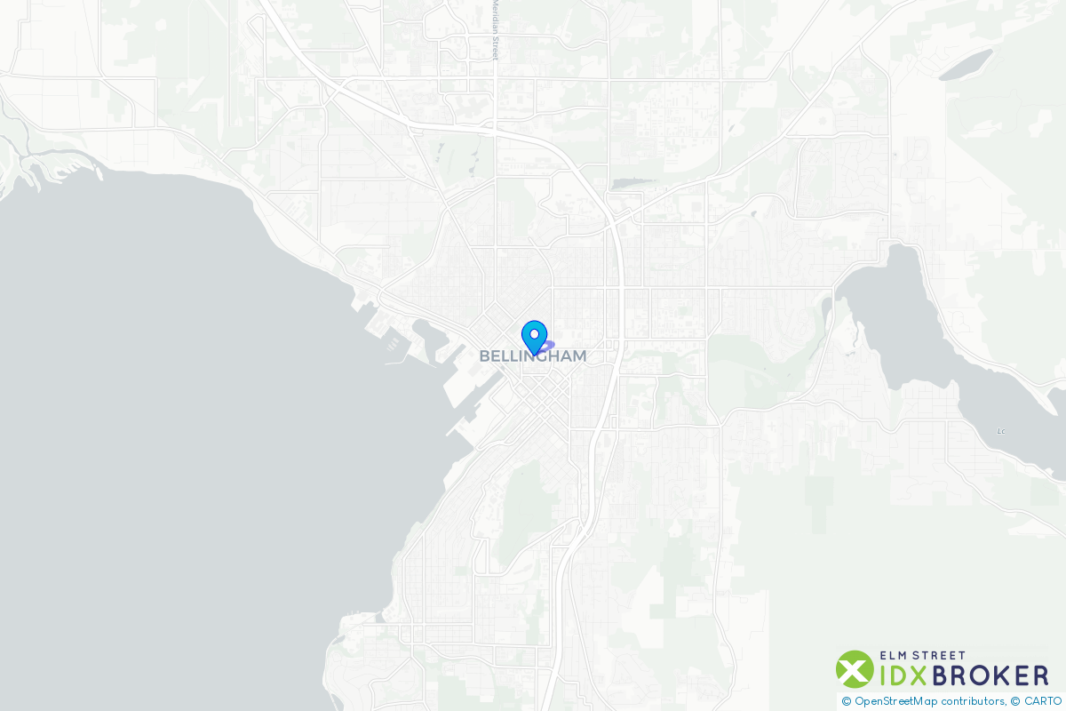 Map of Bellingham, Washington