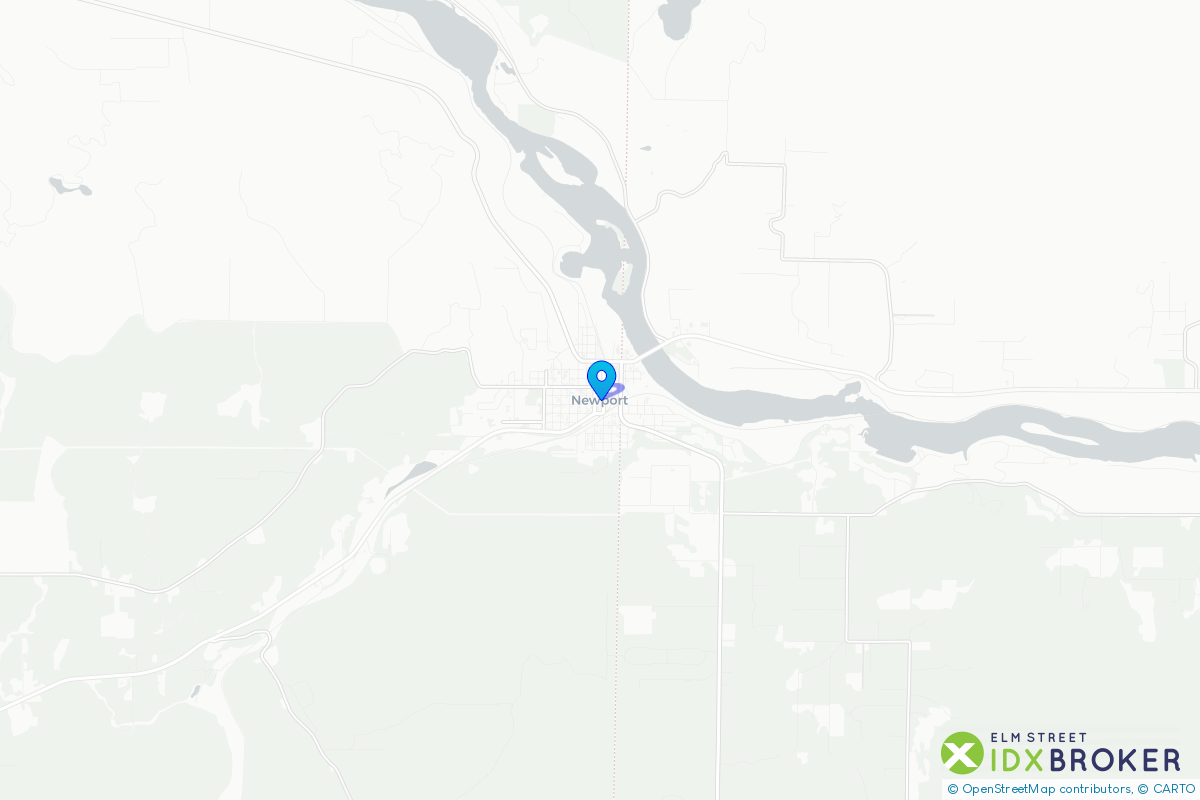 Map of Newport, Washington