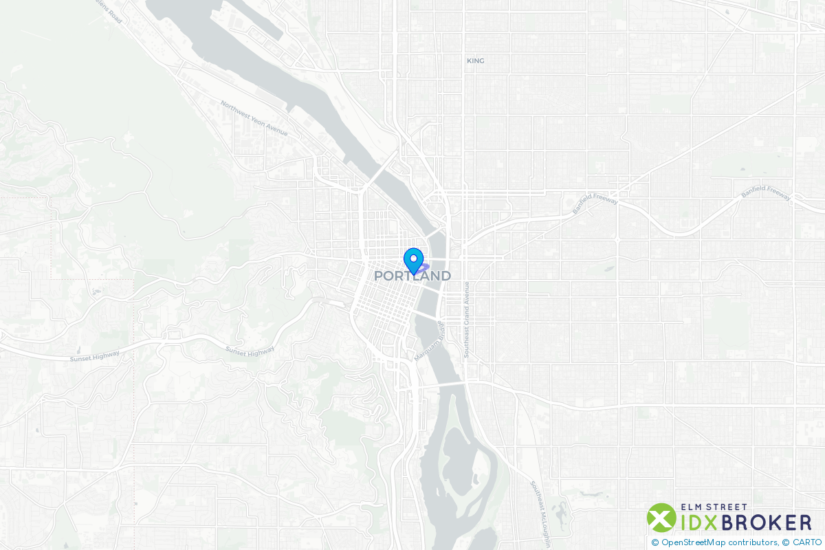 Map of Portland, Oregon